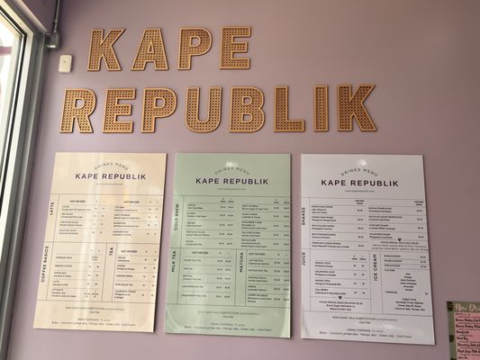 Menu photo 2 Kape Republik Ontario, CA Menu photo 2 Kape Republik Ontario, CA