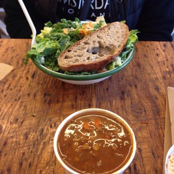 sweetgreen - Me: Organic Lentil Chickpea, DELICIOUS! Her: Kale Chicken Caesar, she said "Soooooo good". - Salad Near Me - Washington, DC, District of Columbia