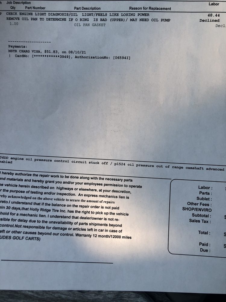 HOLLY RIDGE TIRE PROS Updated October 2024 34 Reviews 118 US Hwy 17 S, Holly Ridge, North