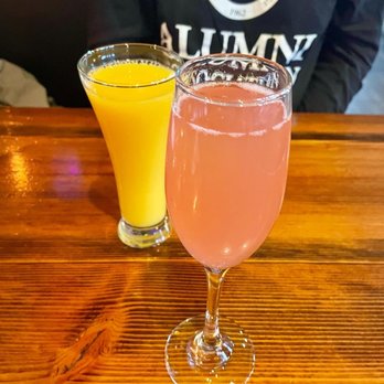 Octapas Cafe - Grapefruit mimosa and orange juice - Tapas/Small Plates Near Me - Olympia, Washington Octapas Cafe - Grapefruit mimosa and orange juice - Tapas/Small Plates Near Me - Olympia, Washington