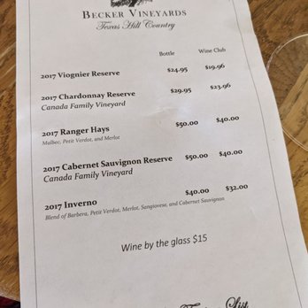 Becker Vineyards - Wine Tasting Room Near Me - Fredericksburg, Texas Becker Vineyards - Wine Tasting Room Near Me - Fredericksburg, Texas