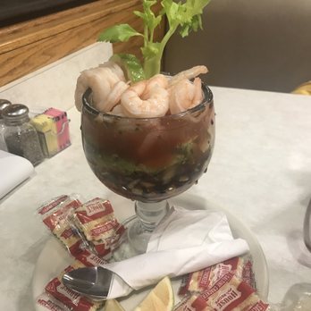 El Charro Cafe - The shrimp cocktail was a good size portion and the flavor was so yummy! - Mexican Near Me - Tulare, California