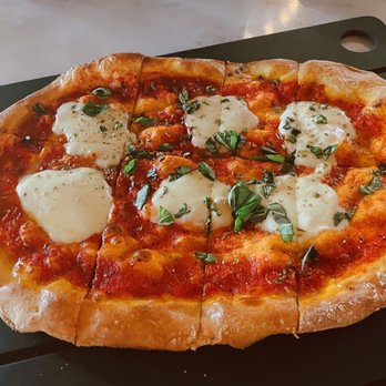 Serious Pie Downtown - ferndale farms mozzarella, tomato sauce, fresh basil - Pizza Near Me - Seattle, Washington