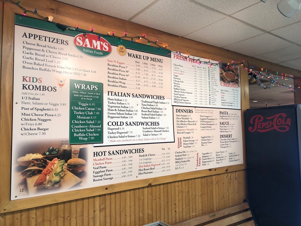 SAM’S ITALIAN FOODS 675 Main St, Lewiston, ME Yelp