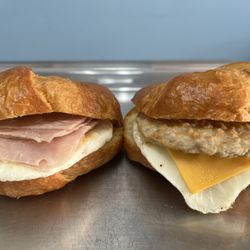 Prince Donuts & Geaux Boba - Sausage/egg/cheese Croissant 
Ham/egg/cheese Croissant