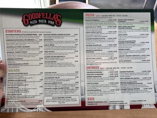 Menu photo 4 Goodfellas Woodfired Pizza The Colony, TX