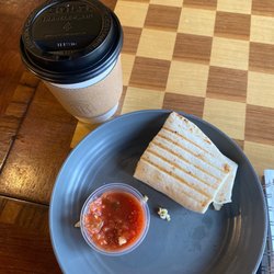 The Lyric House Church - Cappuccino and breakfast burrito! Yum!
