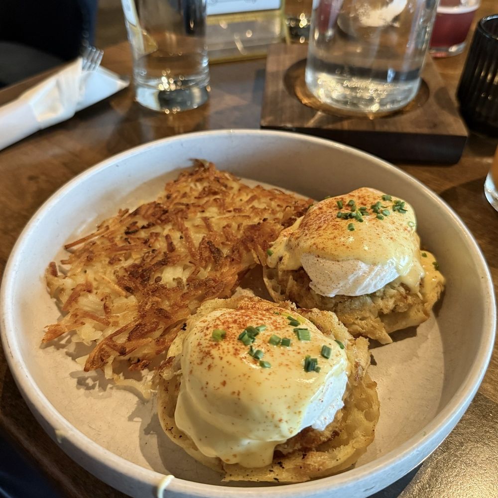 Heyday - Crab cake Benedict - American Near Me - Celina, Texas