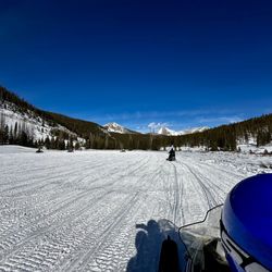 Monarch Snowmobile Tours - Open play area. Free riding.