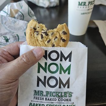 Mr. Pickle's Sandwich Shop - Complimentary Cookie - Sandwiches Near Me - Folsom, California