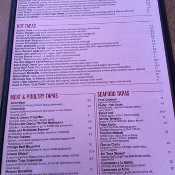Firefly Tapas Kitchen + Bar - Menu - Tapas/Small Plates Near Me - Las Vegas, Nevada