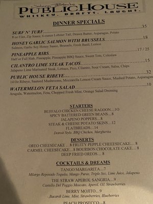 Menu photo 2 Johnny Black's Public House Rochester Hills, MI Menu photo 2 Johnny Black's Public House Rochester Hills, MI