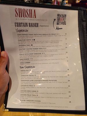 Menu photo 8 Shosha Sunnyvale, CA