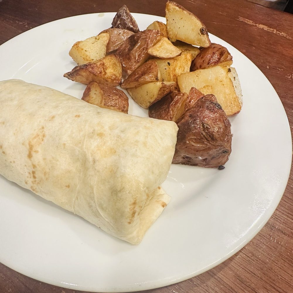 Bacco Cafe & Bistro - Bacco Breakfast Burrito with chorizo and eggs - Breakfast & Brunch Near Me - Seattle, Washington