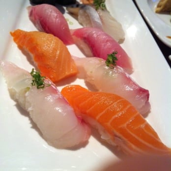 Osaka Mansun Restaurant - Salmon, madai, spicy scallop yum yum - Japanese Near Me - Austin, Texas Osaka Mansun Restaurant - Salmon, madai, spicy scallop yum yum - Japanese Near Me - Austin, Texas