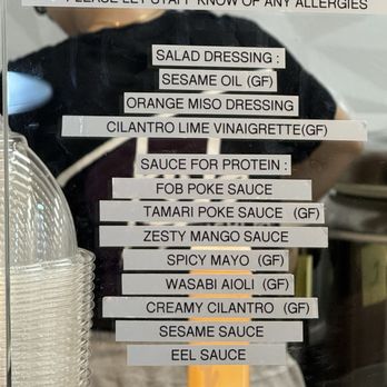 FOB Poke Bar - Sushi Bars Near Me - Tukwila, Washington