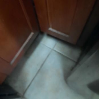 The Cleaning - They did not mop the kitchen, cleaned this area w/a spray bottle & rag. Grout is dirty & spots on the floor. Dust on cabinet doors. - Office Cleaning Near Me - La Mesa, California The Cleaning - They did not mop the kitchen, cleaned this area w/a spray bottle & rag. Grout is dirty & spots on the floor. Dust on cabinet doors. - Office Cleaning Near Me - La Mesa, California