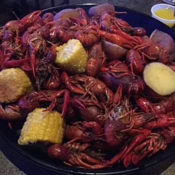 Tailgator's Pub & Grill - 3lbs of Crawfish (decent flavor and size, didn't like the Corn) - New American Near Me - Magnolia, Texas Tailgator's Pub & Grill - 3lbs of Crawfish (decent flavor and size, didn't like the Corn) - New American Near Me - Magnolia, Texas