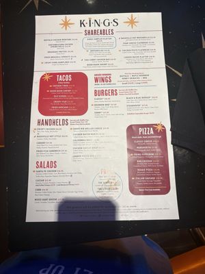 Menu photo 1 Kings Dining & Entertainment Franklin, TN