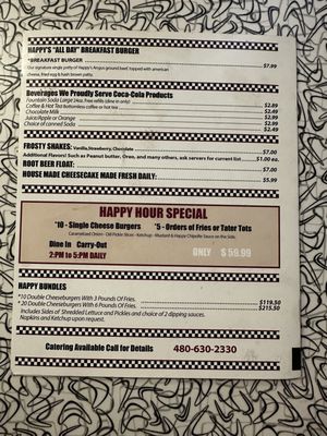 Menu photo 8 Happy's Hamburgers Scottsdale, AZ Menu photo 8 Happy's Hamburgers Scottsdale, AZ