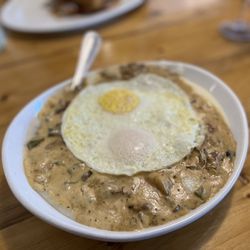 The Southern Cafe - Cajun Shrimp and Jalapeno Cheddar Grits