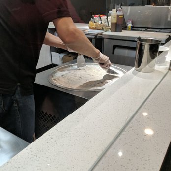 Bango Creamery - Roll making in process haha - Ice Cream & Frozen Yogurt Near Me - Los Angeles, California Bango Creamery - Roll making in process haha - Ice Cream & Frozen Yogurt Near Me - Los Angeles, California