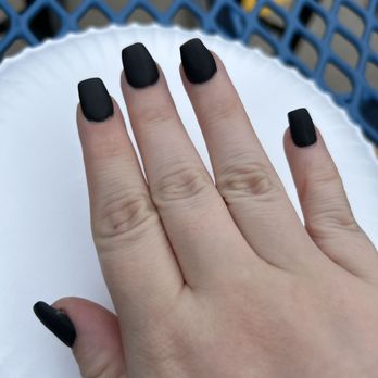 McNails - Asked for coffin, and each nail is a different shape and length. - Nail Salons Near Me - Denton, Texas