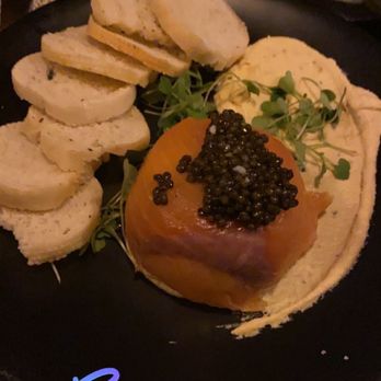 Fin & Tonic - Caviar with smoked salmon during restaurant week - New American Near Me - Suffolk, Virginia Fin & Tonic - Caviar with smoked salmon during restaurant week - New American Near Me - Suffolk, Virginia