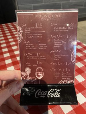 Menu photo 2 Burt's Place Lafayette, IN