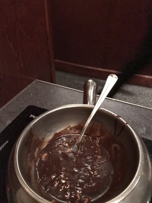 Photo of The Melting Pot - Gaithersburg, MD, US. The chocolate course, sorry we ate most of it before I remembered to take a photo!