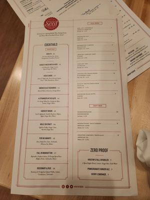Menu photo 4 Seed Kitchen & Bar Marietta, GA Menu photo 4 Seed Kitchen & Bar Marietta, GA