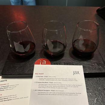 JAX Vineyards - Flight (instagram: wooneats) - Wine Tasting Room Near Me - San Francisco, California JAX Vineyards - Flight (instagram: wooneats) - Wine Tasting Room Near Me - San Francisco, California