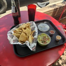 Guacamole and chips Guacamole and chips
