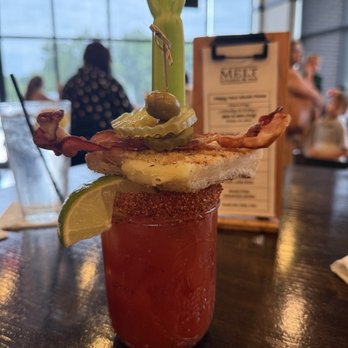 Melt Kitchen and Bar - Bloody Mary appetizer.  What a creation! - New American Near Me - Greensboro, North Carolina