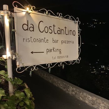 Da Costantino - Restaurant Sign - Italian Near Me - Positano, SA Da Costantino - Restaurant Sign - Italian Near Me - Positano, SA