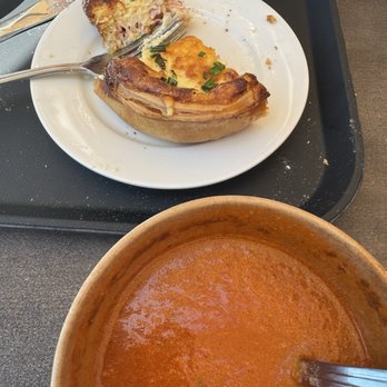 Sweet Wheat - Tomato Gazpacho Soup and Quiche Lorraine - Bakeries Near Me - Redondo Beach, California