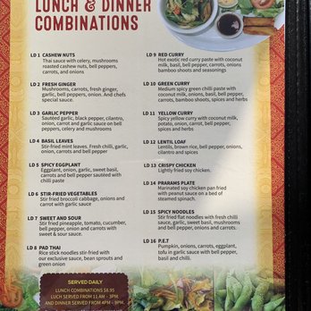 Thai Vegan - Menu - Combos - Thai Near Me - Greer, South Carolina Thai Vegan - Menu - Combos - Thai Near Me - Greer, South Carolina