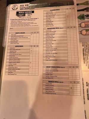Menu photo 6 Crazy Tuna Chandler, AZ