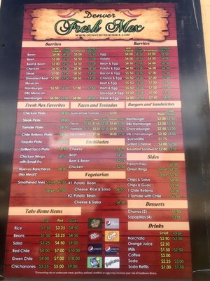 Menu photo 4 Denver Fresh Mex Denver, CO