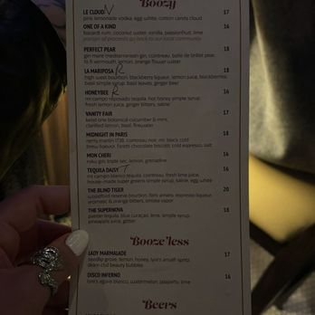 Wonderyard Garden + Table - drink menu - Pizza Near Me - Denver, Colorado