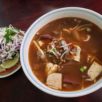 Bun Bo Hue Duc Chuong Midnite - The only dish here, Bun Bo Hue, in regular or large - Vietnamese Near Me - Houston, Texas Bun Bo Hue Duc Chuong Midnite - The only dish here, Bun Bo Hue, in regular or large - Vietnamese Near Me - Houston, Texas