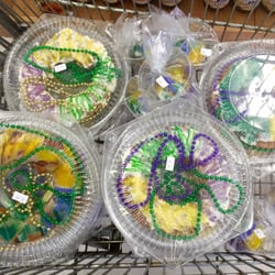 Gene Cox's - A basket full of King cakes made locally ($9.99 each)
