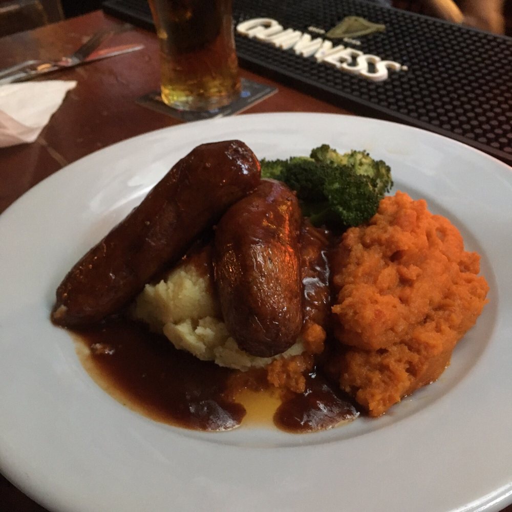 The Brazen Head - Bangers and mash! You'll eat this until you're so full that you'll POP! - Pubs Near Me - Dublin, D