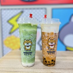 Banana Matcha & Thai Tea