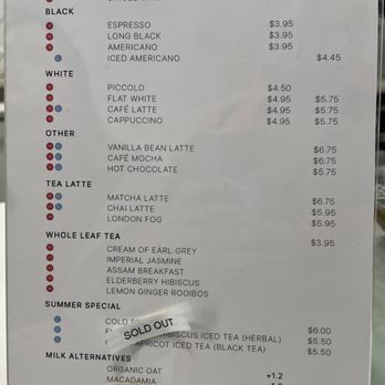 The Library Specialty Coffee - Menu - Coffee & Tea Near Me - Toronto, Ontario
