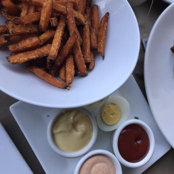 Thyme - Sweet potato fries - New American Near Me - Roslyn, New York Thyme - Sweet potato fries - New American Near Me - Roslyn, New York
