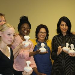 Bikram Yoga East - Making these took a while but we had fun
