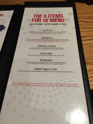 Menu photo 5 The Fountainhead Pub Vancouver, BC