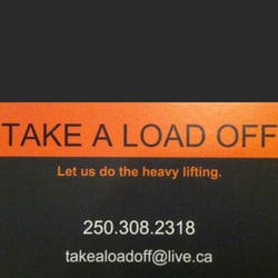 Take A Load Off - Looks like our business card...