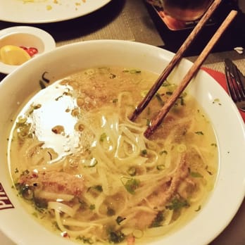 PHO original - Pho s restovaným hovězím masem - kus už je snědený :) - Vietnamese Near Me - Prague, Puerto Rico